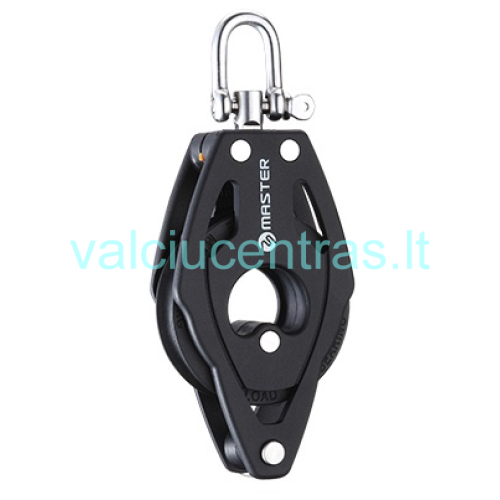 Master viengubas blokas su kilpa ir šekeliu 75mm Master viengubas blokas su kilpa ir šekeliu 75mm